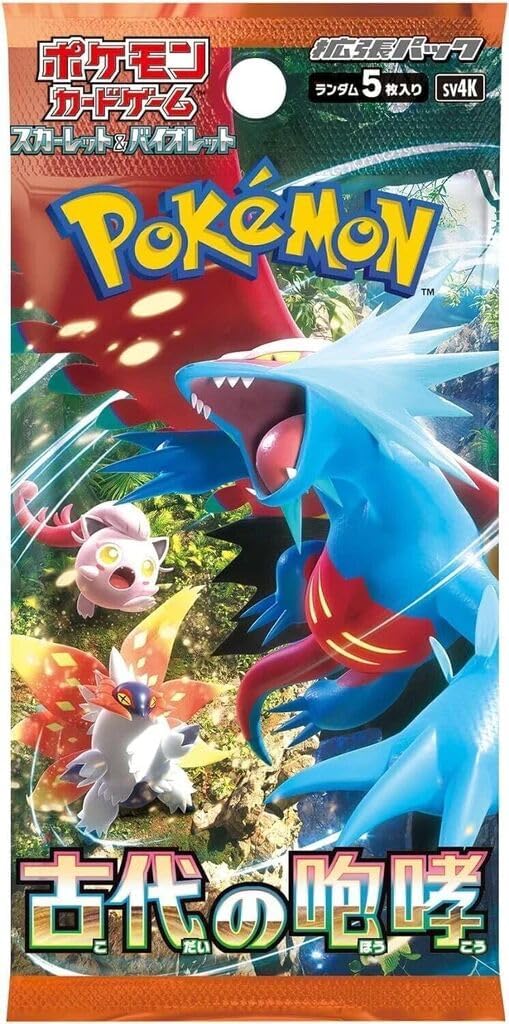 Pokemon TCG: Japanese Ancient Roar (sv4K) - Single Booster