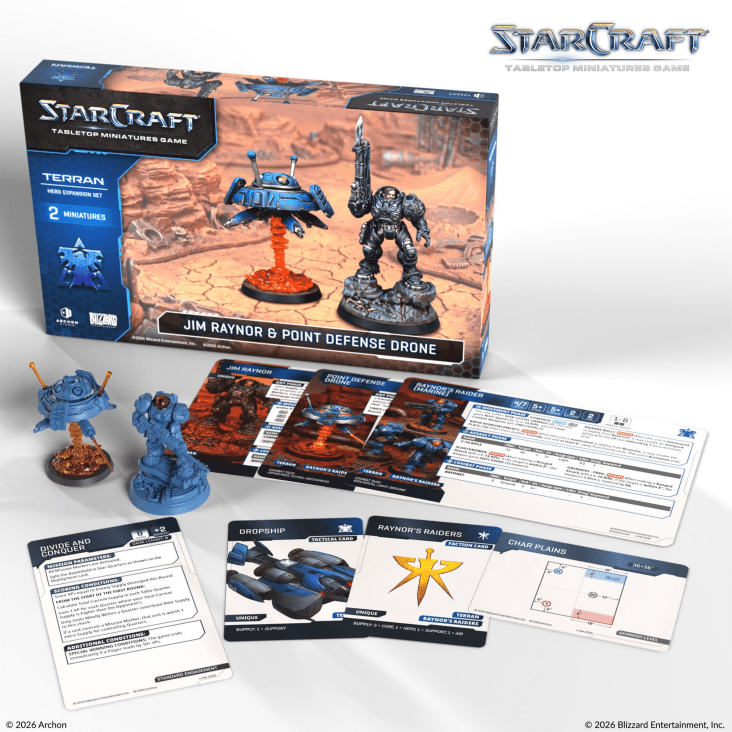 StarCraft: Terran - Jim Raynor & Point Defense Drone Hero Expansion Set