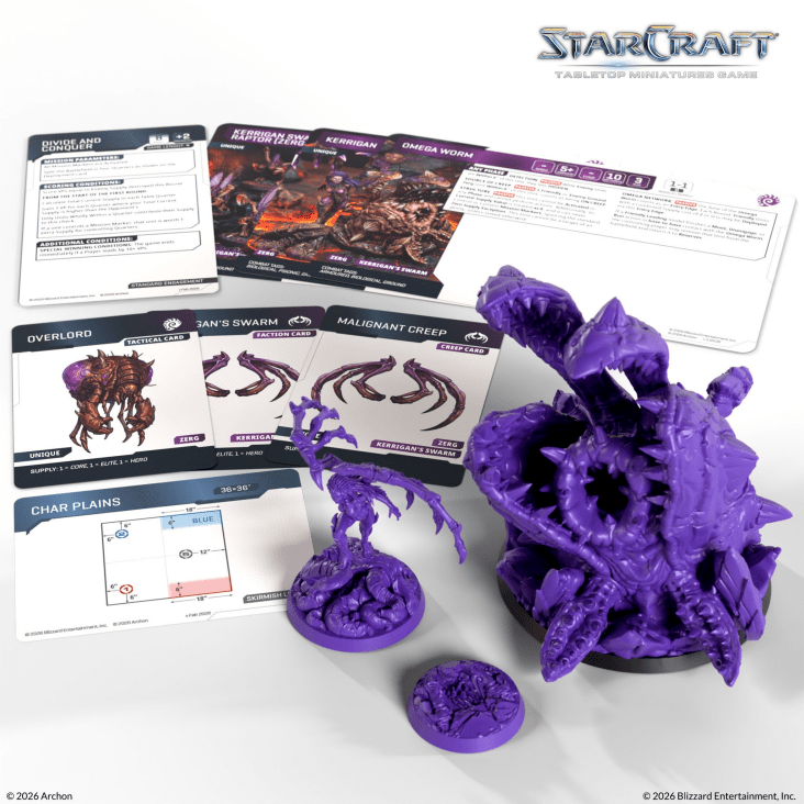 StarCraft: Zerg - Kerrigan & Omega Worm Hero Expansion Set