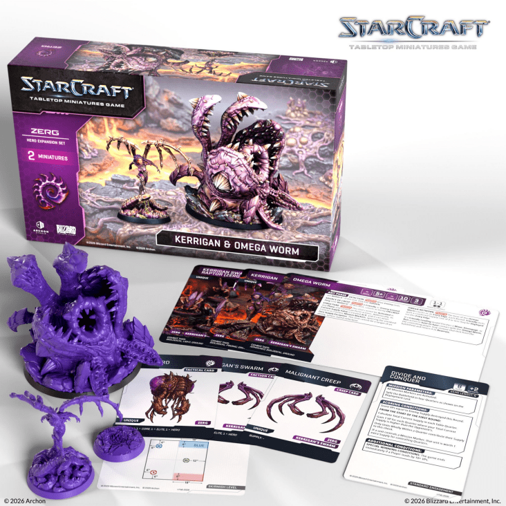 StarCraft: Zerg - Kerrigan & Omega Worm Hero Expansion Set