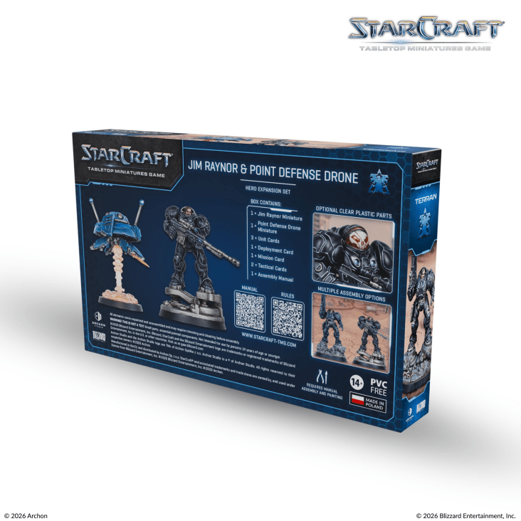 StarCraft: Terran - Jim Raynor & Point Defense Drone Hero Expansion Set