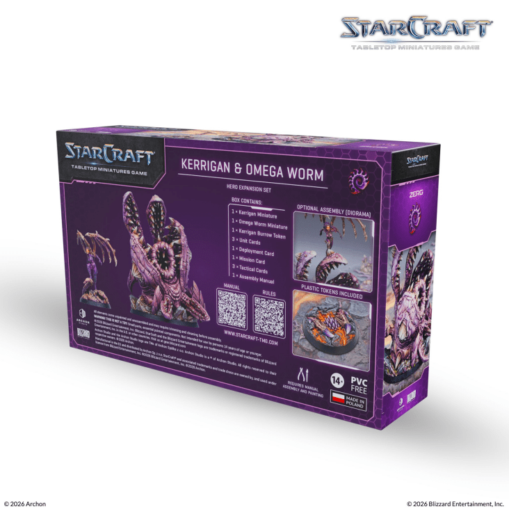 StarCraft: Zerg - Kerrigan & Omega Worm Hero Expansion Set