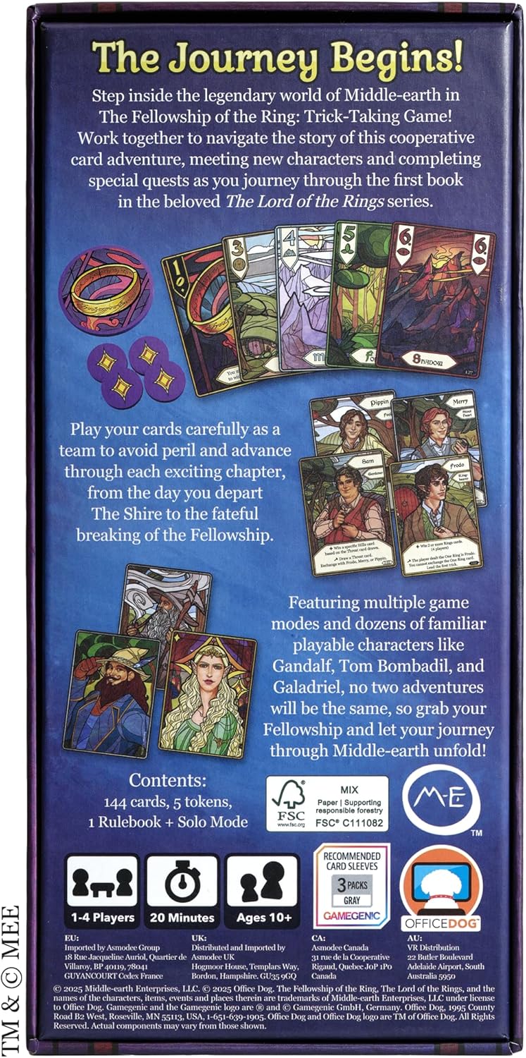 The Lord Of The Rings - The Fellowship of the Ring: Trick-Taking Game