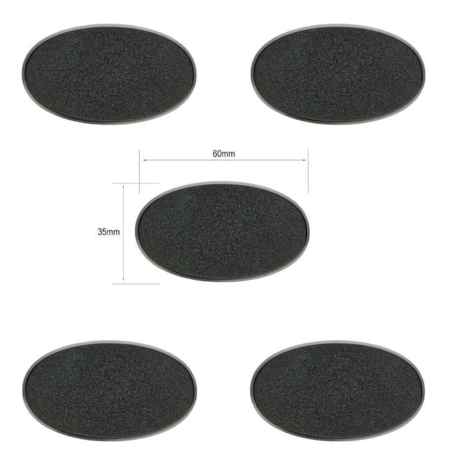 Citadel 60mm x 35mm Oval Bases (x5)