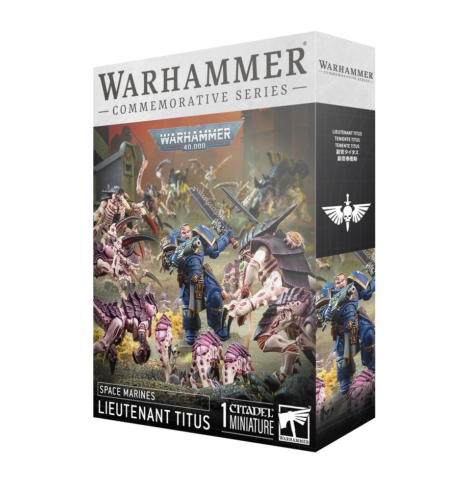 games workshop space marines lieutenant titus