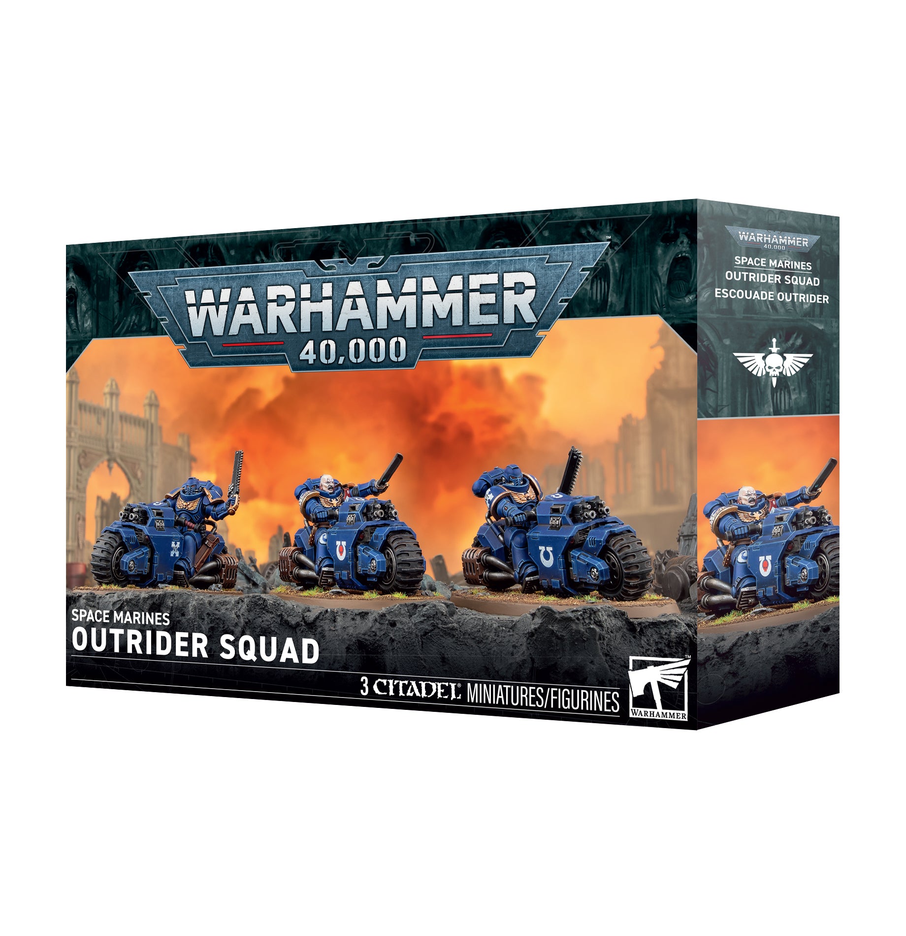 games workshop space marines outrider squad