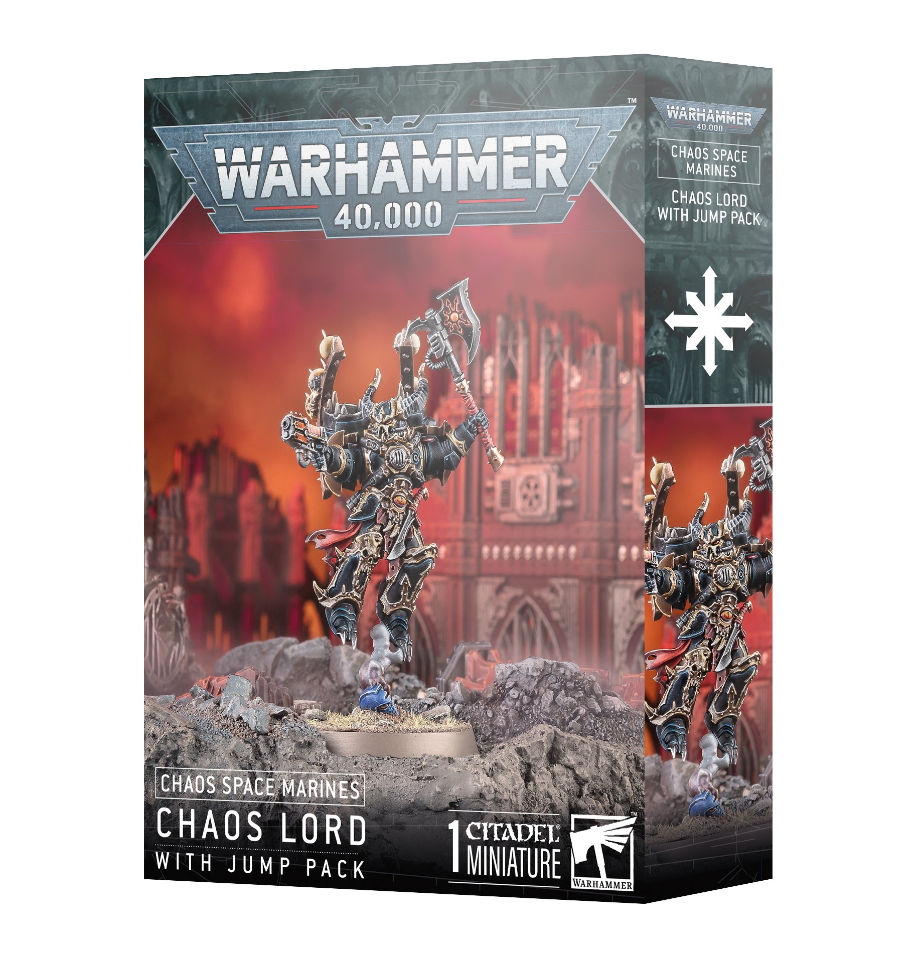 games workshop chaos space marines lord with jump pack