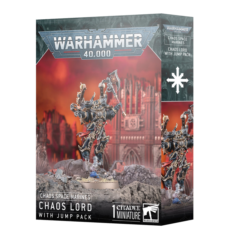 games workshop chaos space marines lord with jump pack