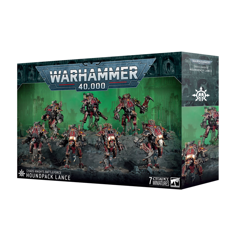 games workshop chaos knights houndpack lance