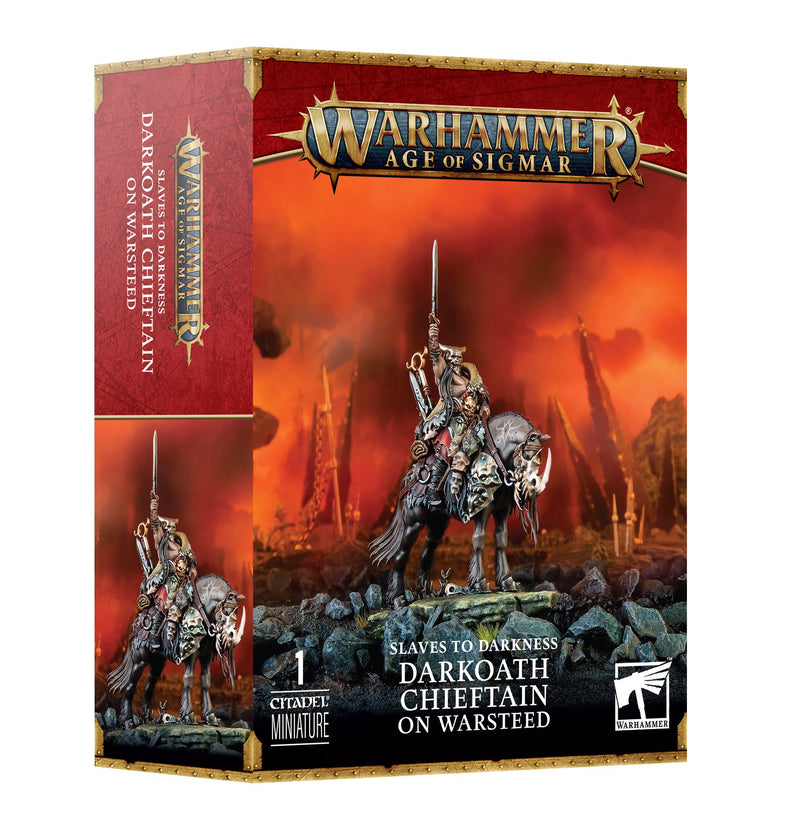 games workshop std darkoath chieftain on warsteed