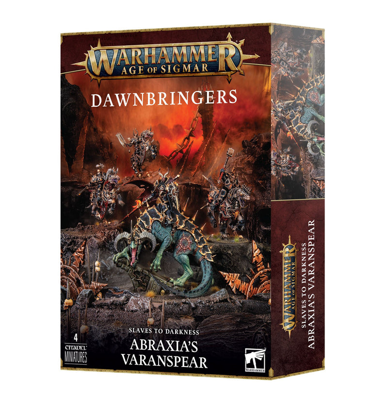 games workshop slaves to darkness abraxias varanspear