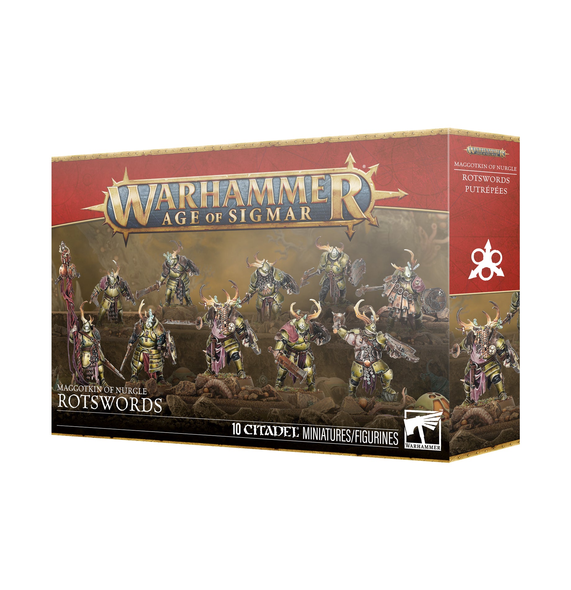 games workshop maggotkin of nurgle rotswords