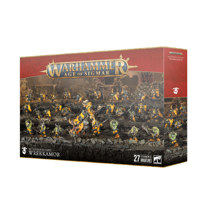 games workshop ironjawz wrekkamob