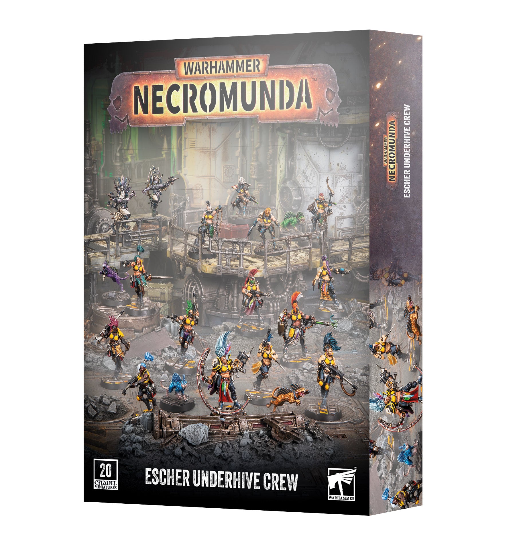 games workshop necromunda escher underhive crew