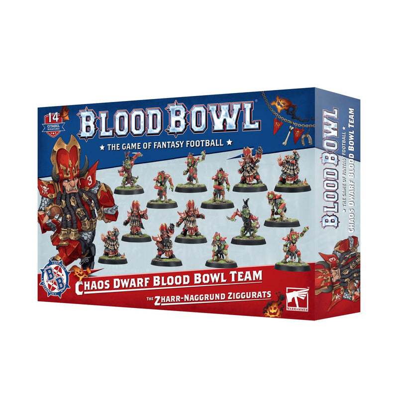 games workshop blood bowl chaos dwarf team