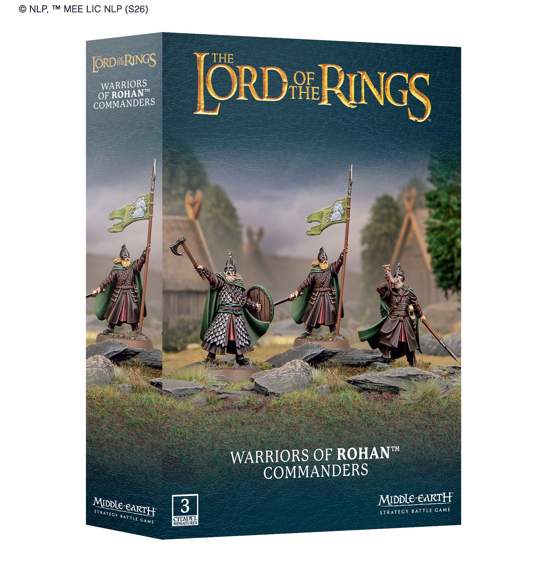 games workshop middleearth sbg warriors of rohan commanders