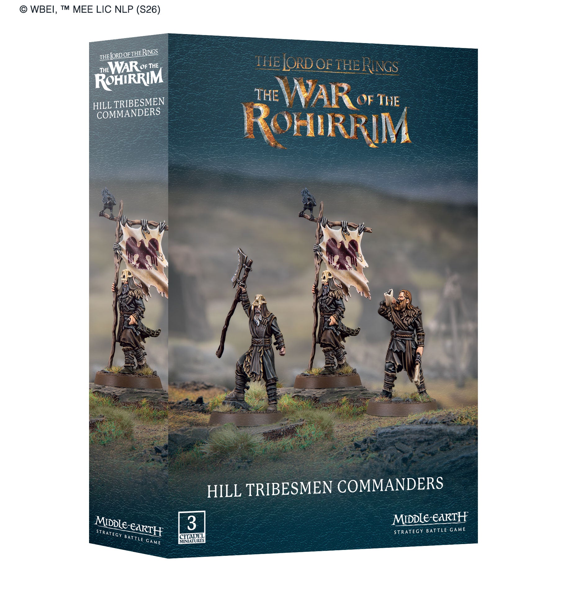 games workshop middleearth sbg hill tribesmen commanders