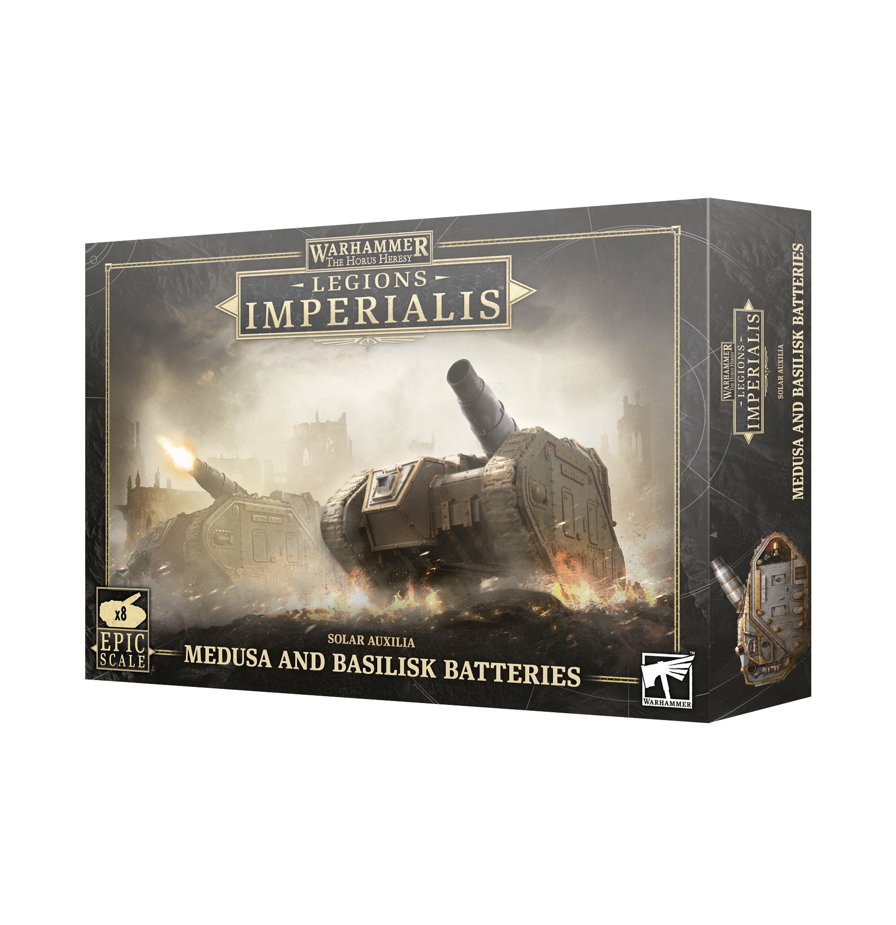 games workshop legions imperialis solar auxilia basilisks  medusas