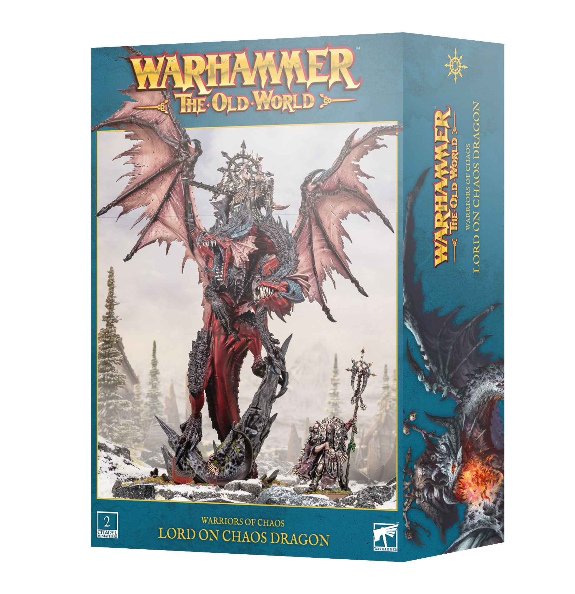 games workshop warriors of chaos lord on chaos dragon