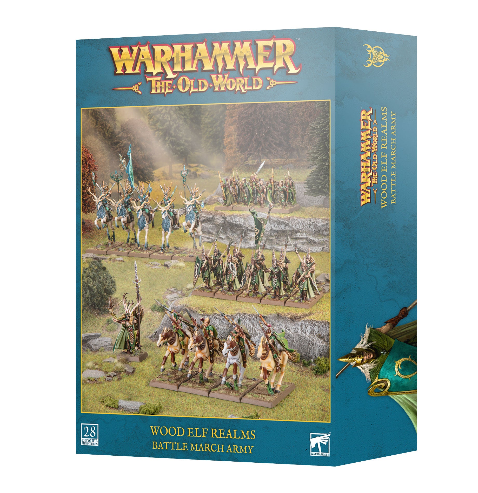 games workshop wood elf realms battle march army