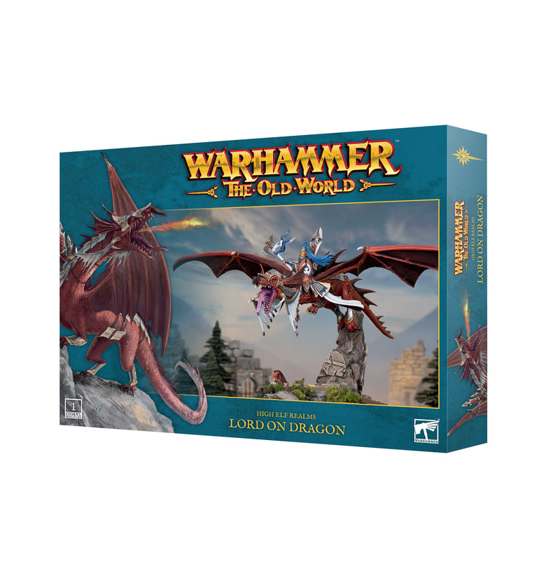 games workshop high elf realms lord on dragon