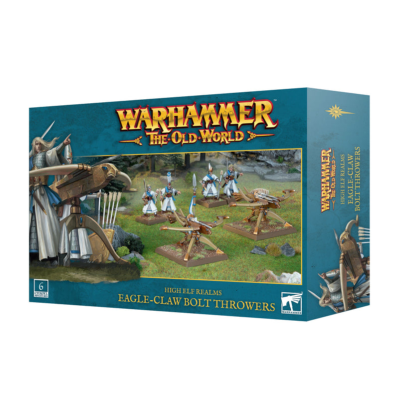 games workshop high elf realms eagle claw bolt throwers