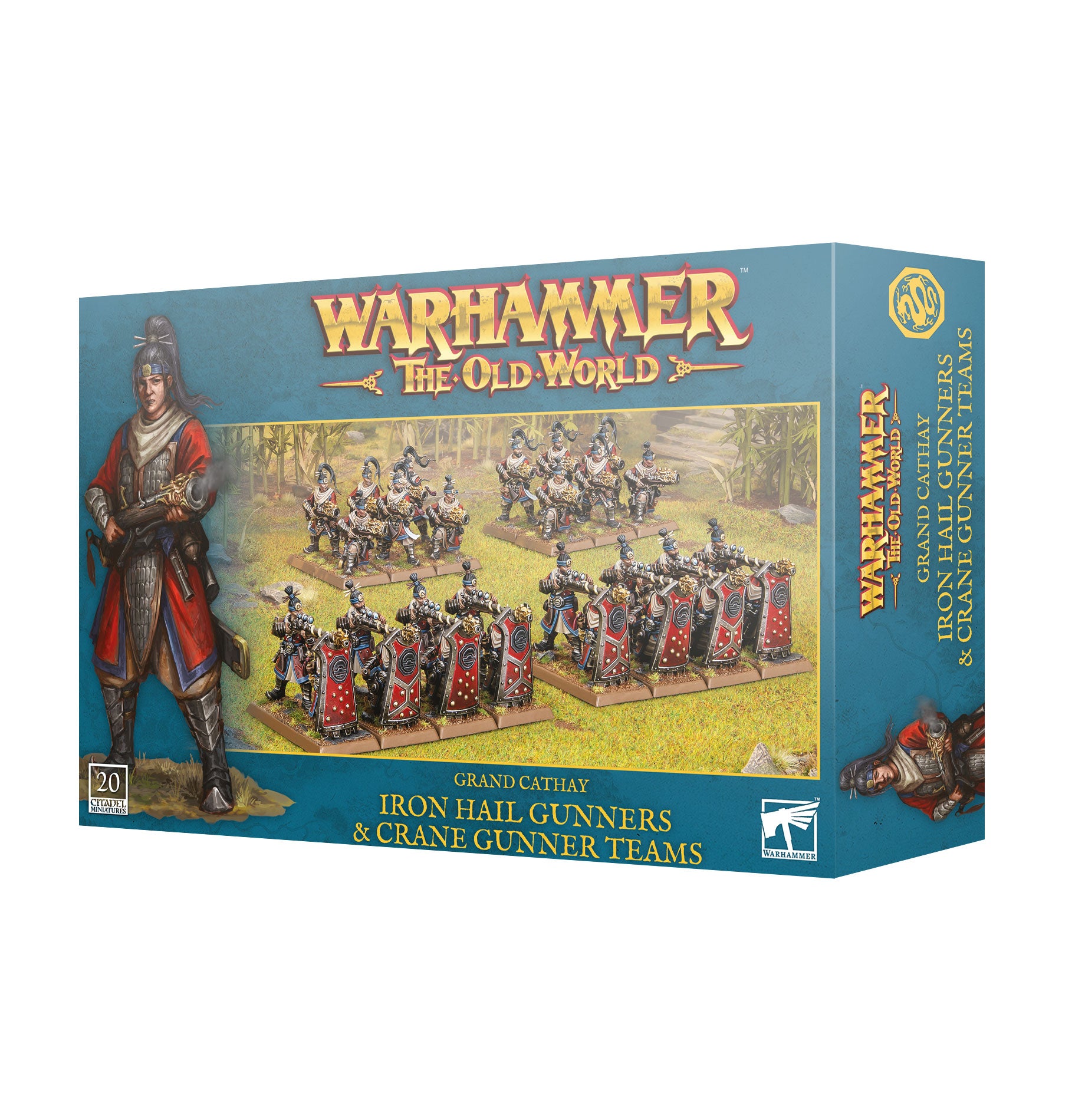 games workshop grand cathay iron hail  crane gunners