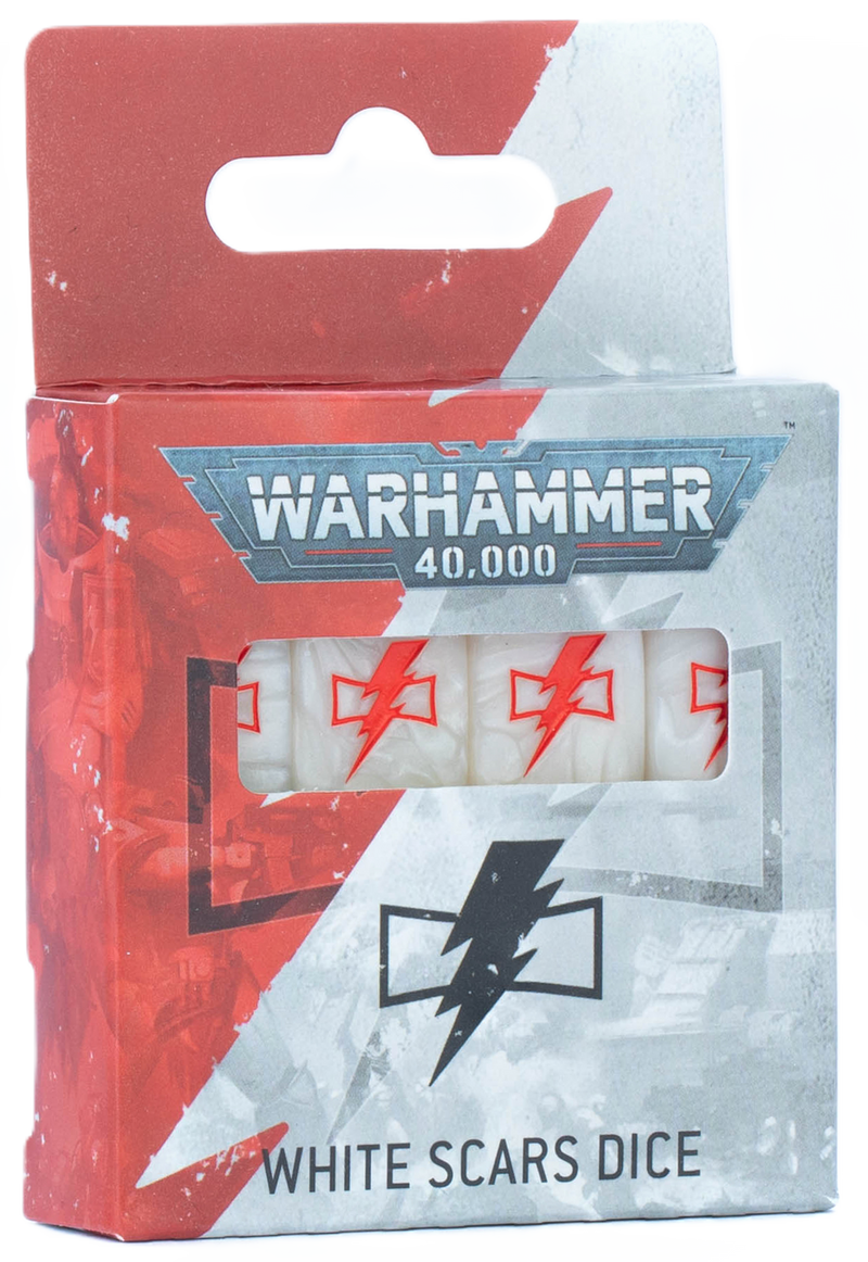 games workshop warhammer 40000 white scars dice