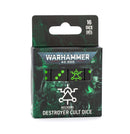 games workshop necrons destroyer cult dice