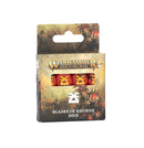 games workshop age of sigmar blades of khorne dice