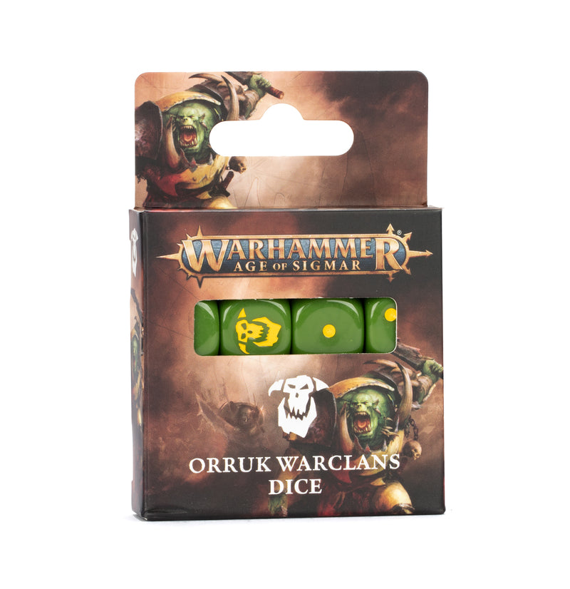 games workshop age of sigmar orruk warclans dice