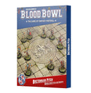games workshop blood bowl bretonnian team pitch  dugouts