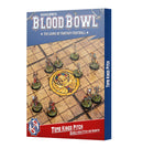 games workshop blood bowl tomb kings team pitch  dugouts