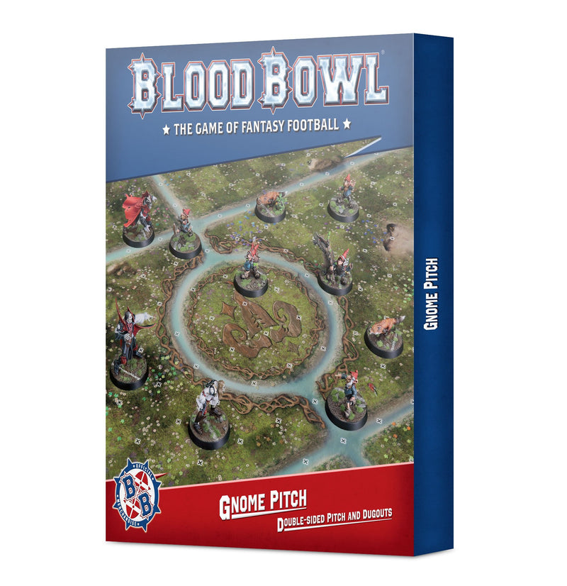games workshop blood bowl gnome pitch  dugouts