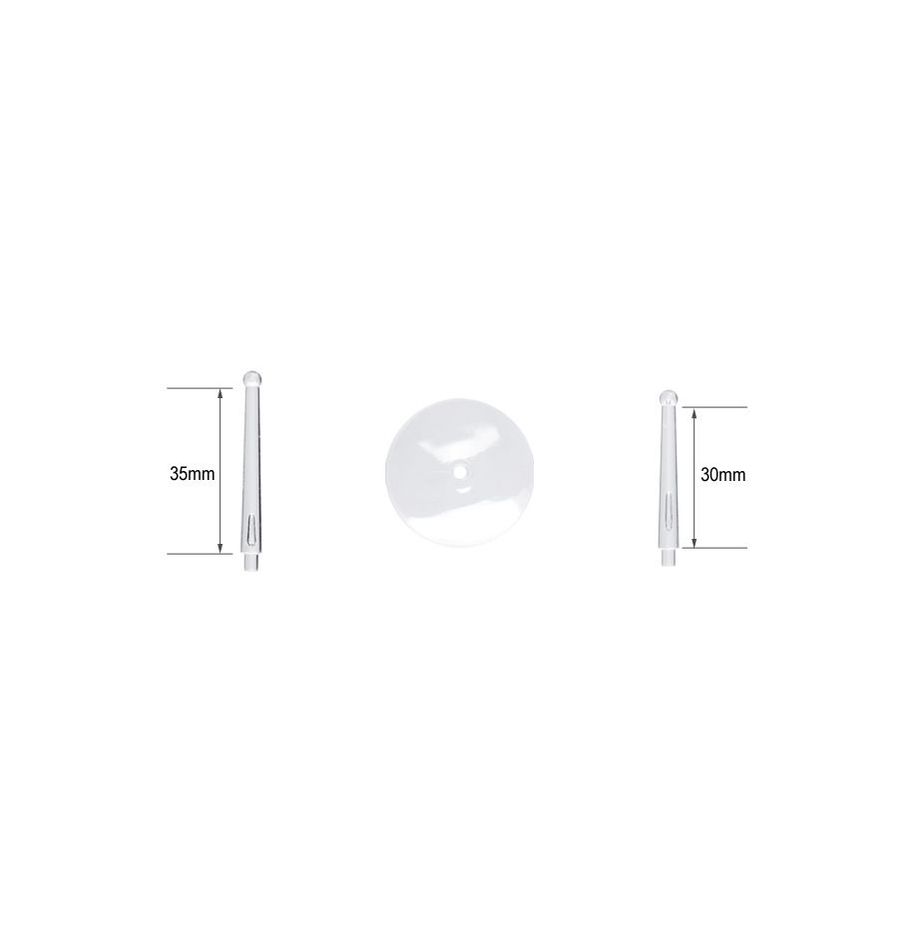 Citadel Ball Top Flying Stems with 32mm Flying Bases (x5)