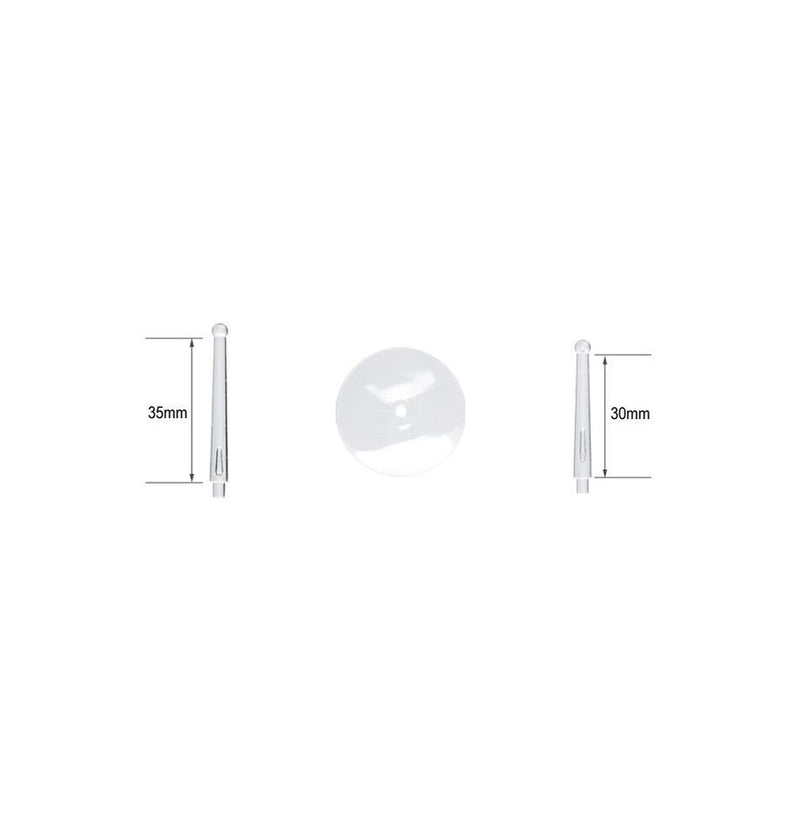 Citadel Ball Top Flying Stems with 32mm Flying Bases (x5)