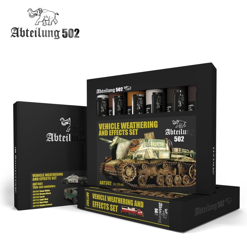 Abteilung 502: Vehicle Weathering and Effects Set (Oils)