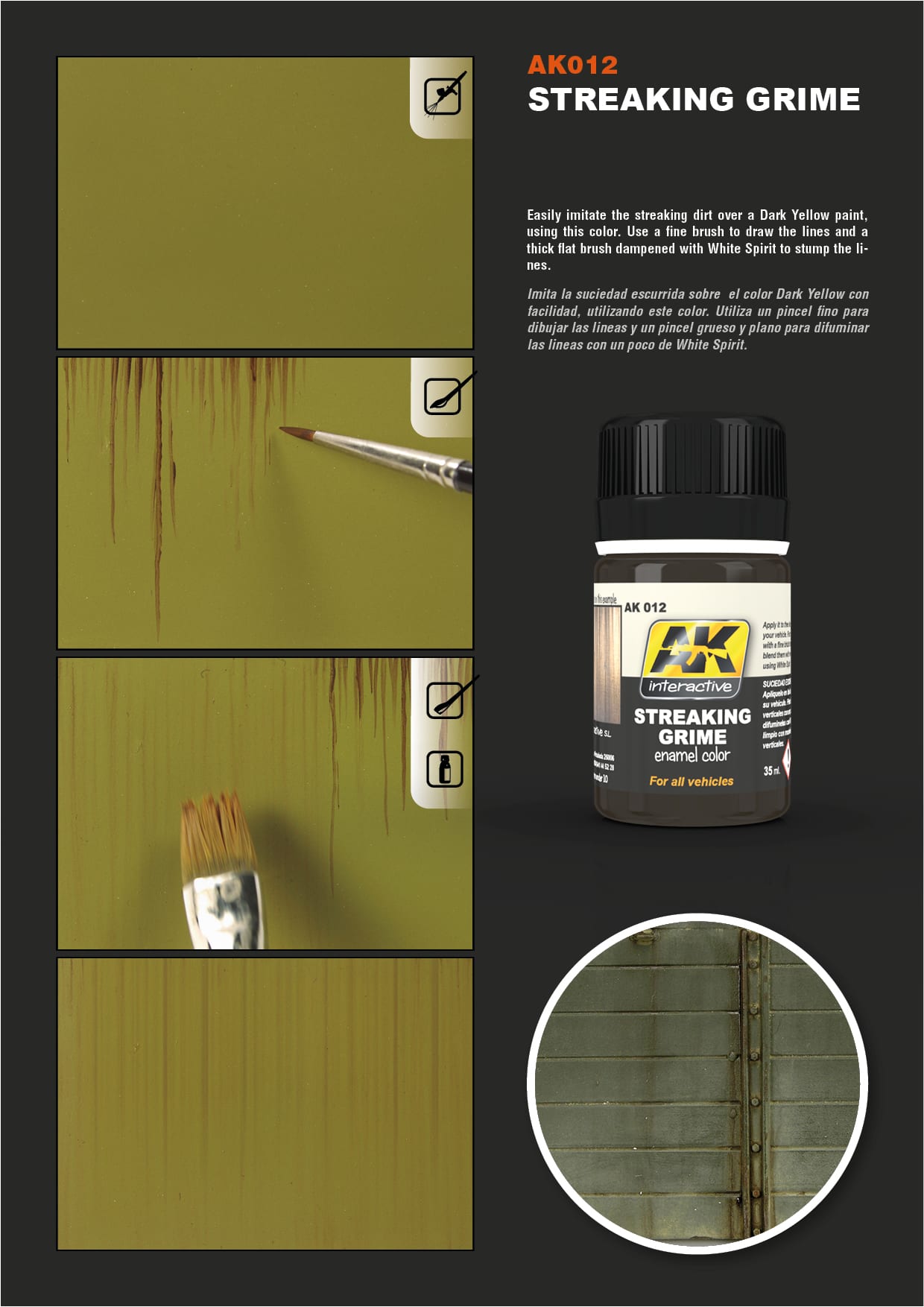 AK Interactive: Effects - Streaking Grime