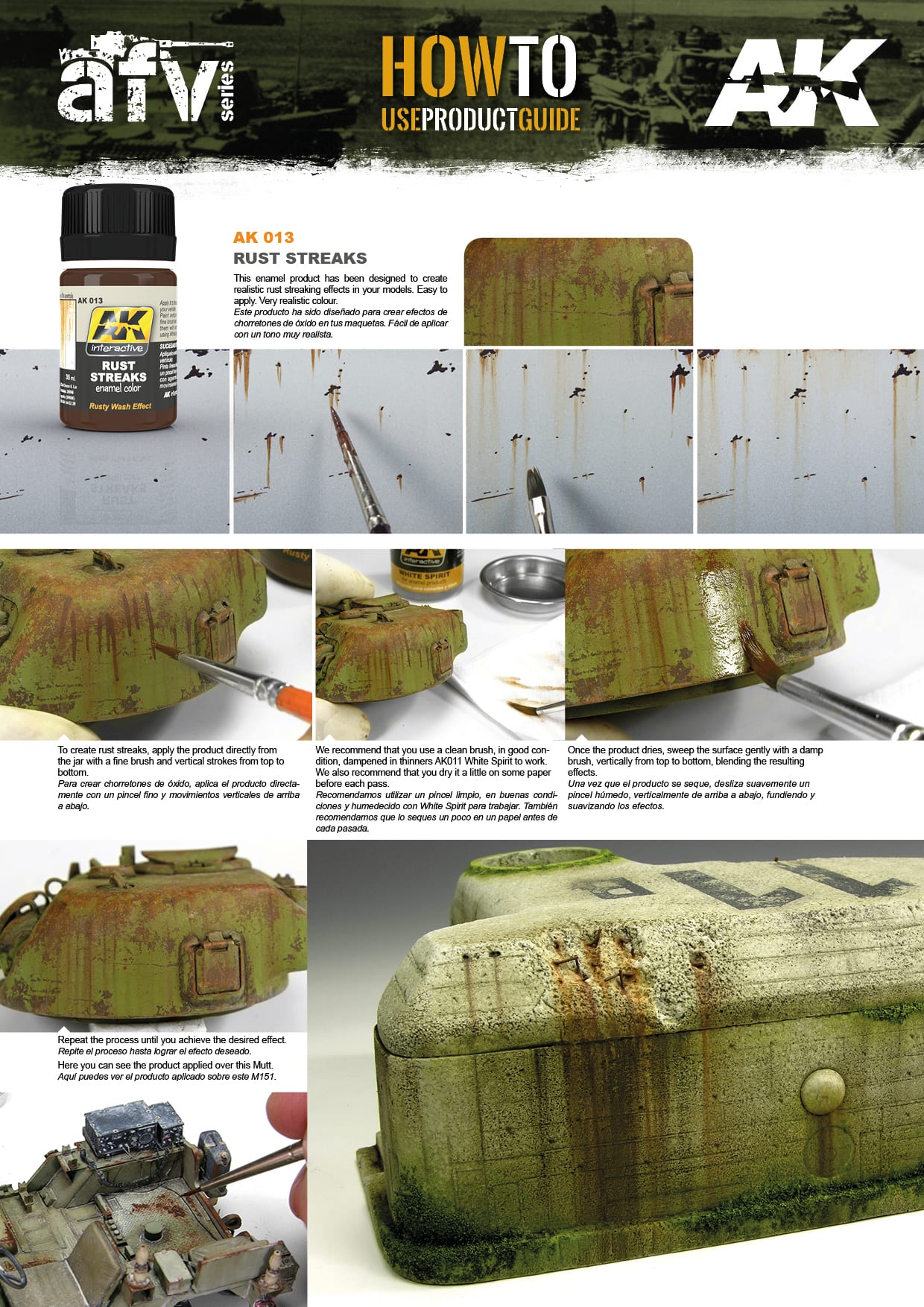 AK Interactive: Effects - Rust Streaks