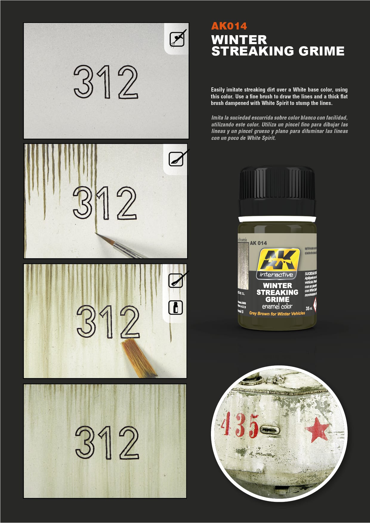 AK Interactive: Effects - Winter Streaking Grime
