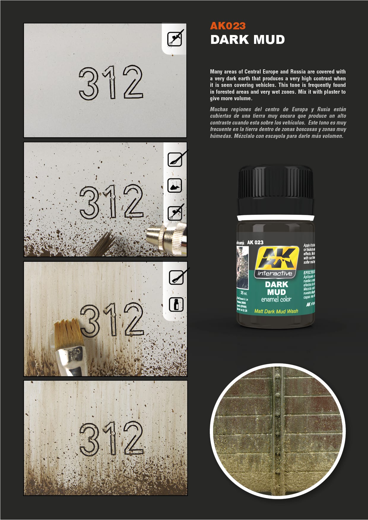 AK Interactive: Effects - Dark Mud