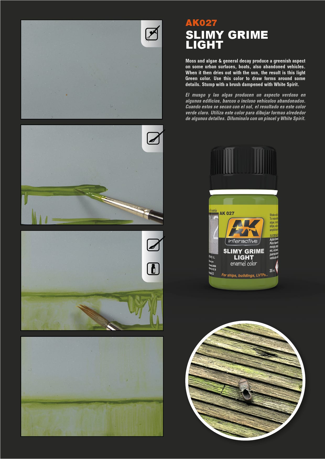 AK Interactive: Effects - Slimy Grime Light