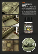 AK Interactive: Washes - Dark Brown