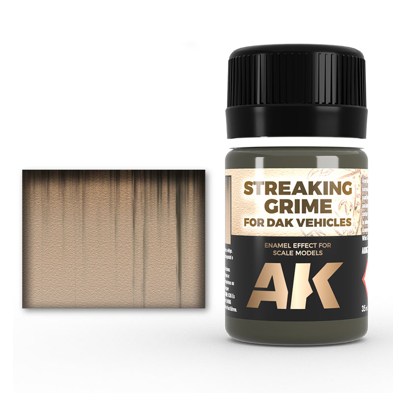 AK Interactive: Effects - Streaking Grime for DAK Vehicles