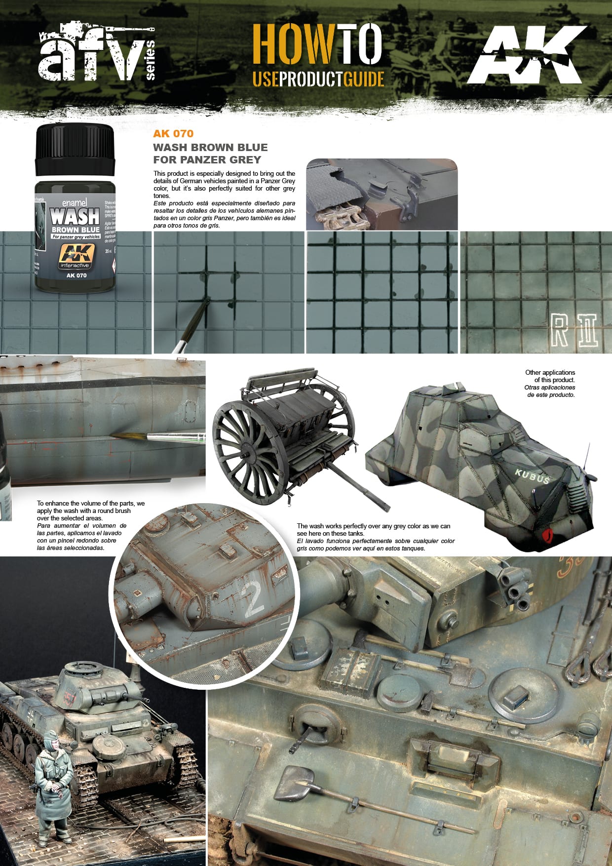 AK Interactive: Washes - Panzer Grey