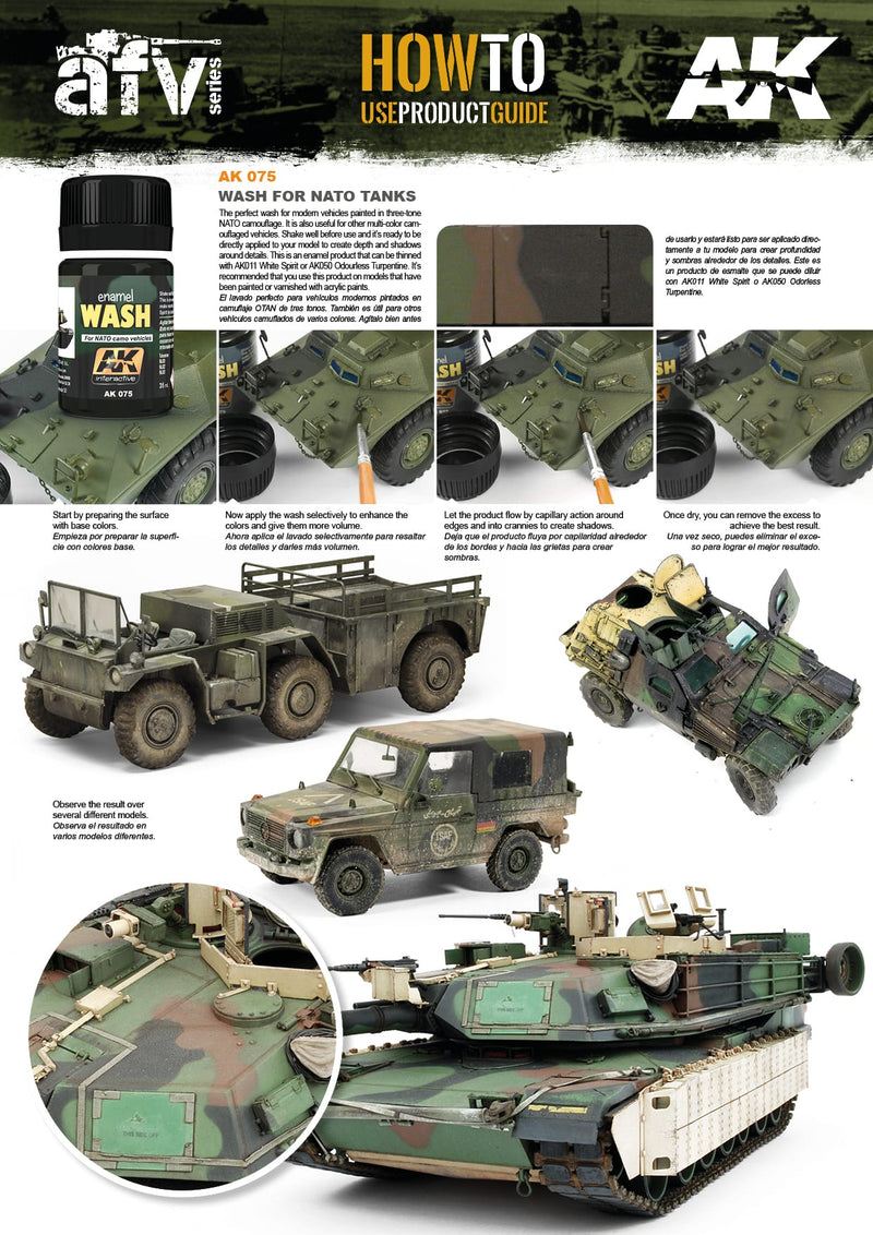 AK Interactive: Washes - Nato Camo Vehicles