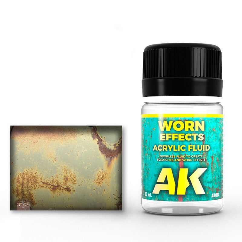 AK Interactive: Worn Effects Acrylic Fluid 35ml