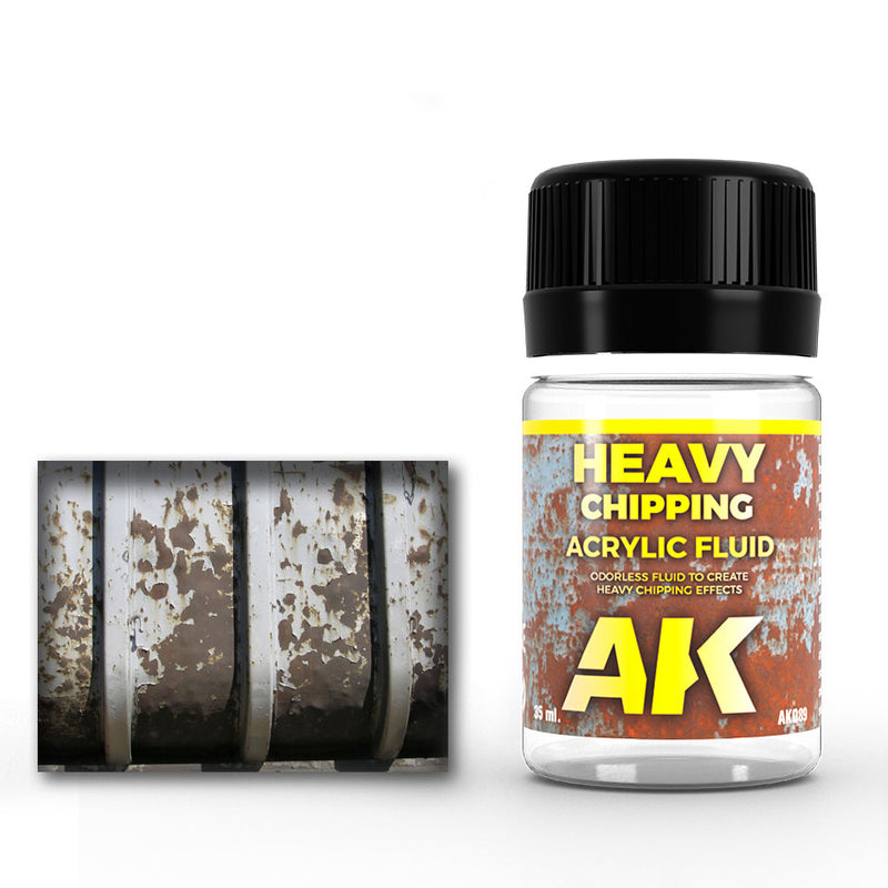 AK Interactive: Heavy Chipping Acrylic Fluid 35ml