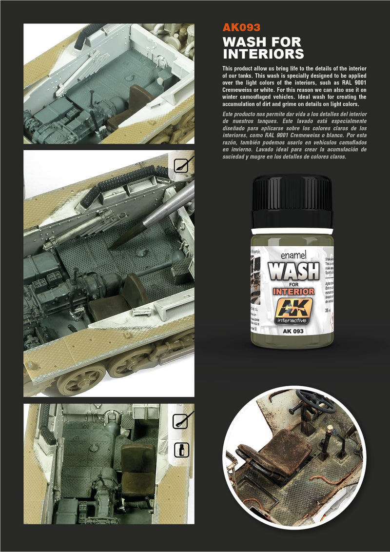 AK Interactive: Washes - Interiors