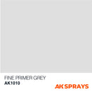 AK Interactive: Sprays - Fine Primer Grey